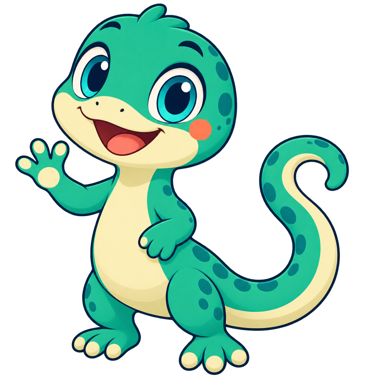 Gluio, il nuovo amico lucertola, in posa